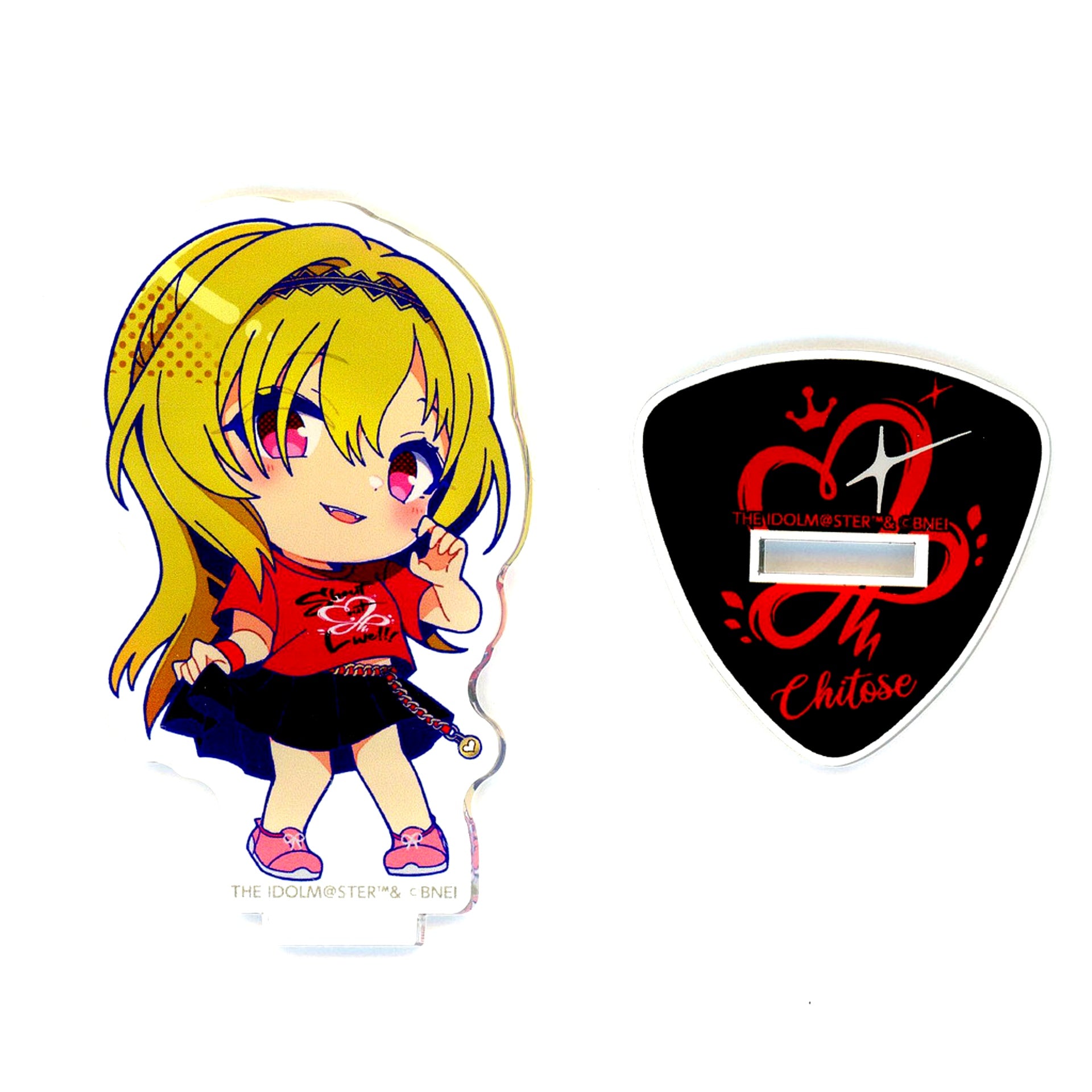 Chitose Kurosaki Shout out Live!!! Ver. The Idolmaster Cinderella Girls Official Mini Acrylic Stand [USED]