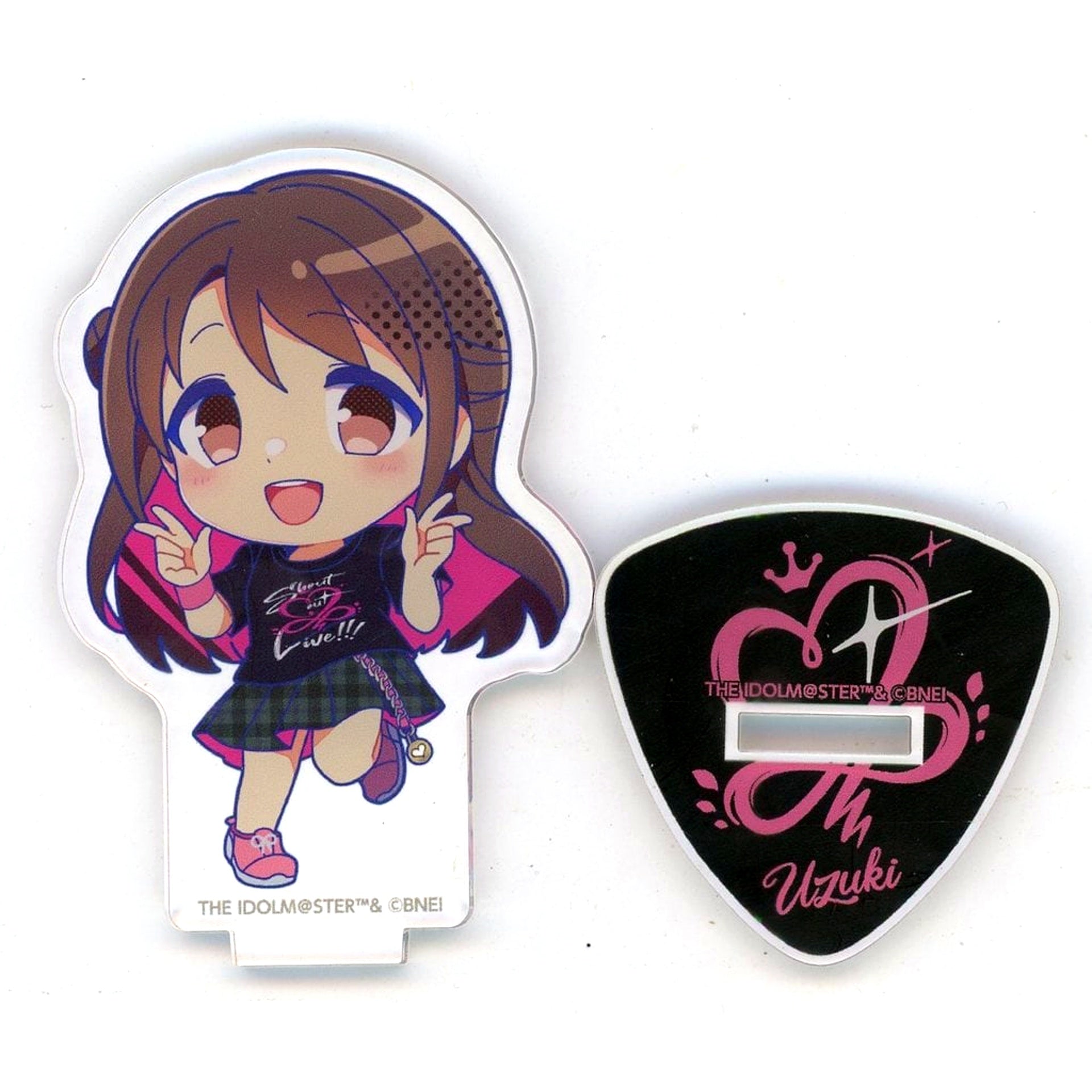 Uzuki Shimamura The Idolmaster Cinderella Girls Official Mini Acrylic Stand Shout out Live!!! ver. [USED]