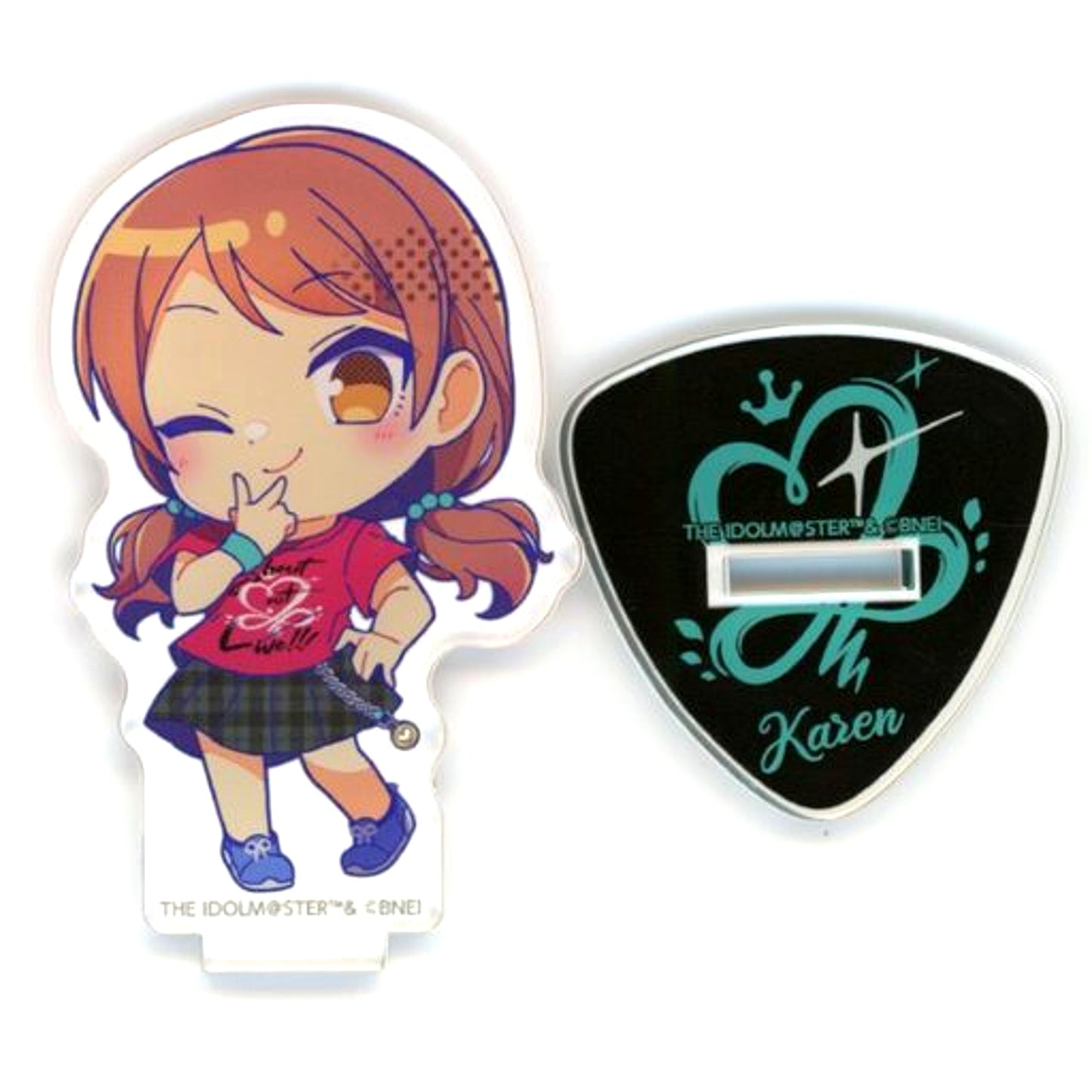 Karen Hojo THE IDOLM@STER CINDERELLA GIRLS Official Mini Acrylic Stand Shout out Live!!! Ver. [USED]