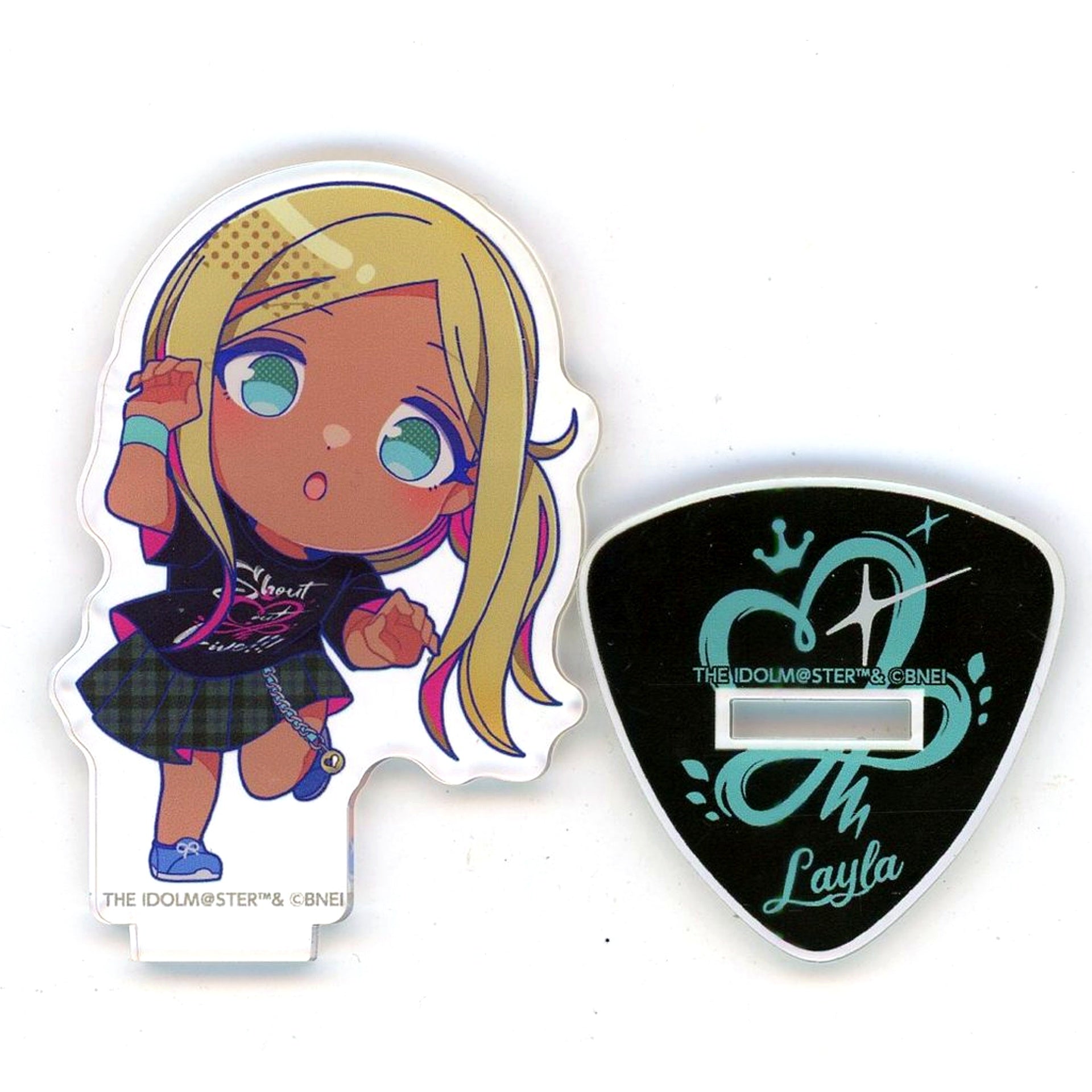 Layla Shout out Live!!! Ver. Official Mini Acrylic Stand The Idolmaster Cinderella Girls [USED]