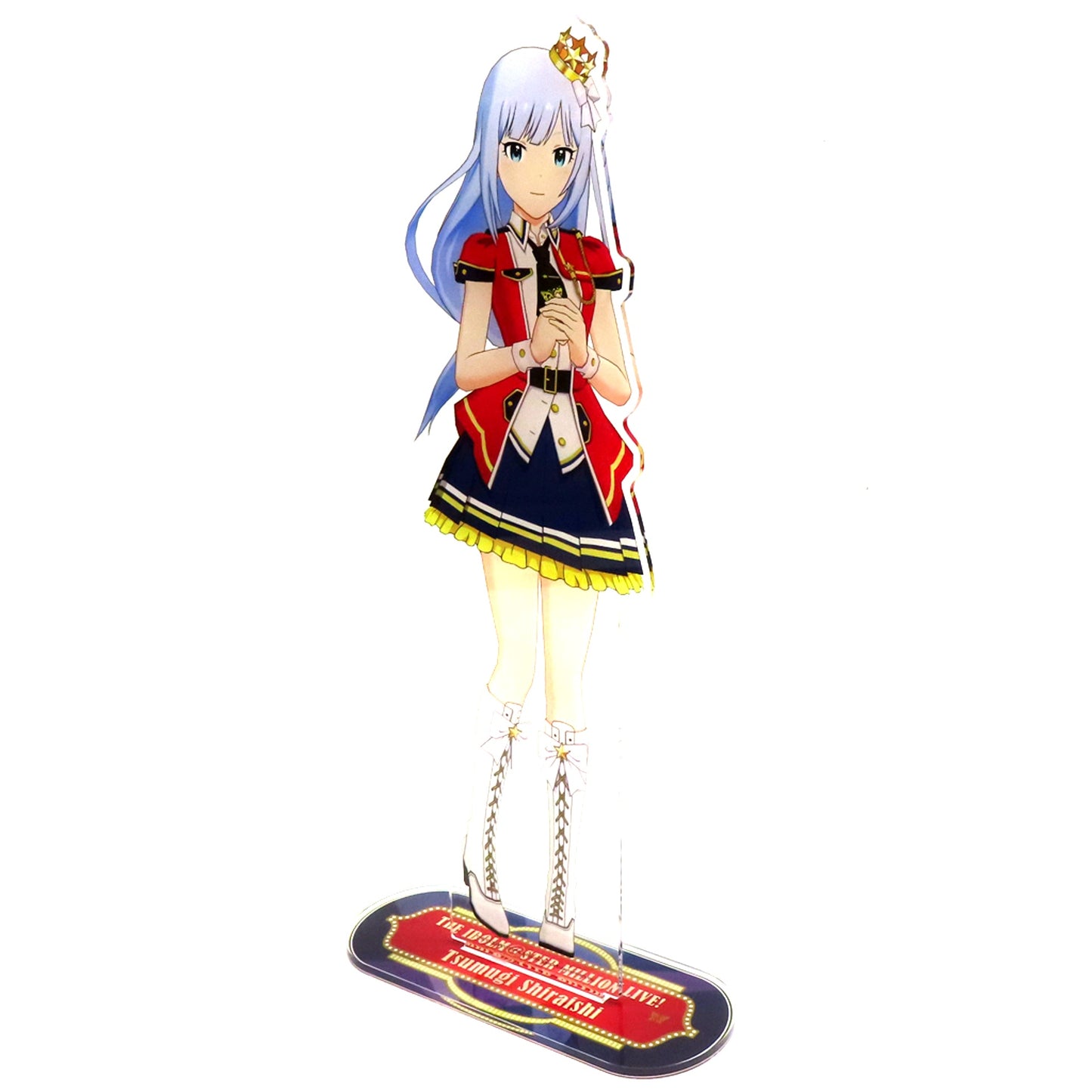 Tsumugi Shiraishi THE IDOLM@STER MILLION LIVE! THEATER DAYS Super Big Acrylic Stand Shiny Trinity ver. 6th Anniversary in AKIHABARA [USED]