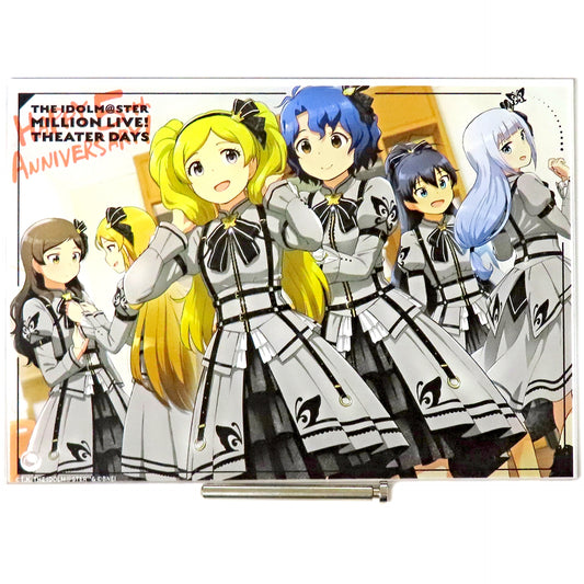 Group 2 THE IDOLM@STER MILLION LIVE! THEATER DAYS Acrylic Art 5th Anniversary Celebration Illustration 6th Anniversary in AKIHABARA [USED]