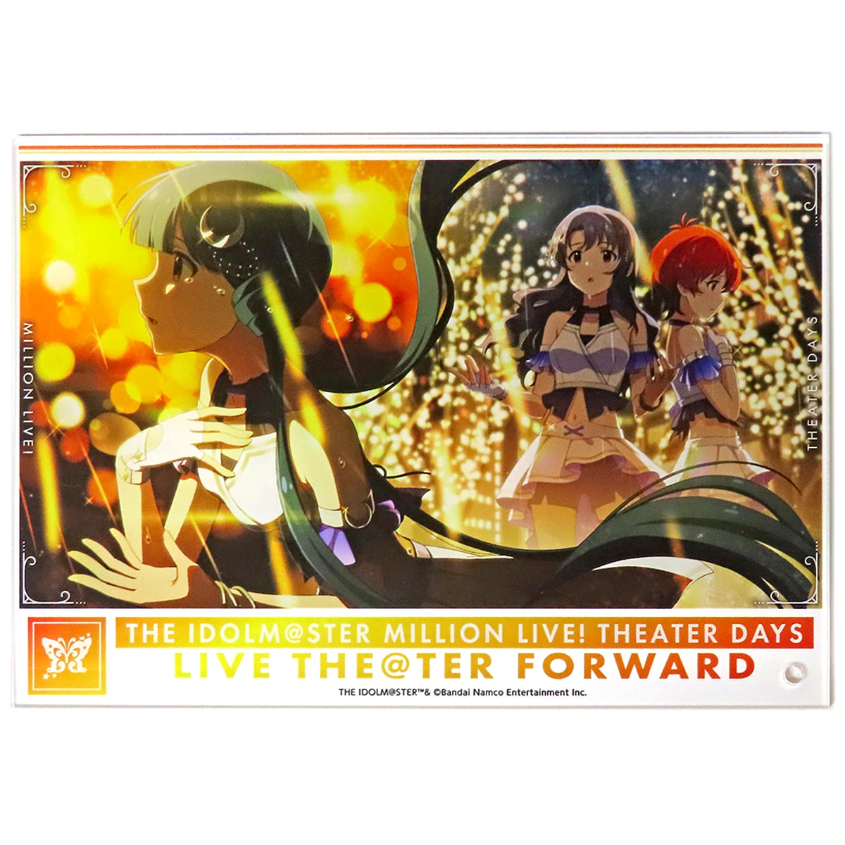 Aquarius The Idolmaster Million Live! Theater Days Acrylic Art LIVE THEATER FORWARD 6th Anniversary in AKIHABARA [USED]