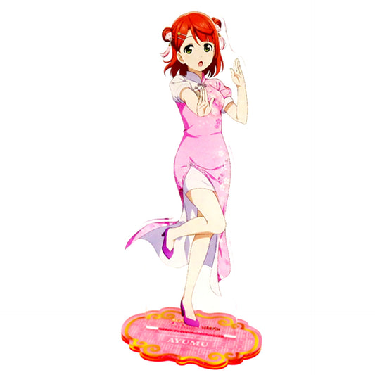 Ayumu Uehara Chinese Dress Large Acrylic Stand AQUA CiTY ODAIBA x Love Live! Nijigasaki High School Idol Club TOKIMEKI Summer Fes [USED]