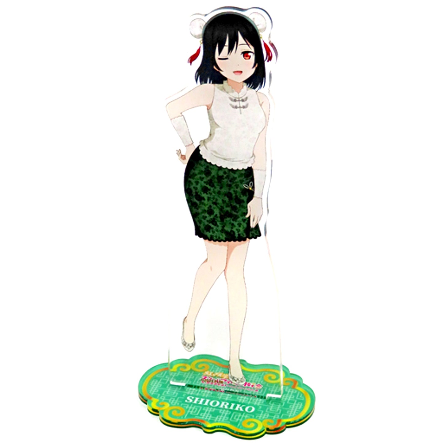 Shioriko Mifune China Dress Ver. Big Acrylic Stand Aqua City Odaiba x Love Live! Nijigasaki High School Idol Club TOKIMEKI Summer Fes [USED]