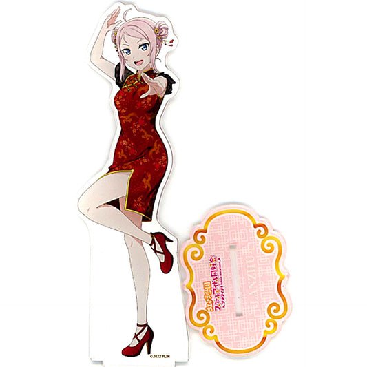 Lanzhu Zhong China Dress Ver. Big Acrylic Stand Aqua City Odaiba x Love Live! Nijigasaki High School Idol Club TOKIMEKI Summer Fes [USED]