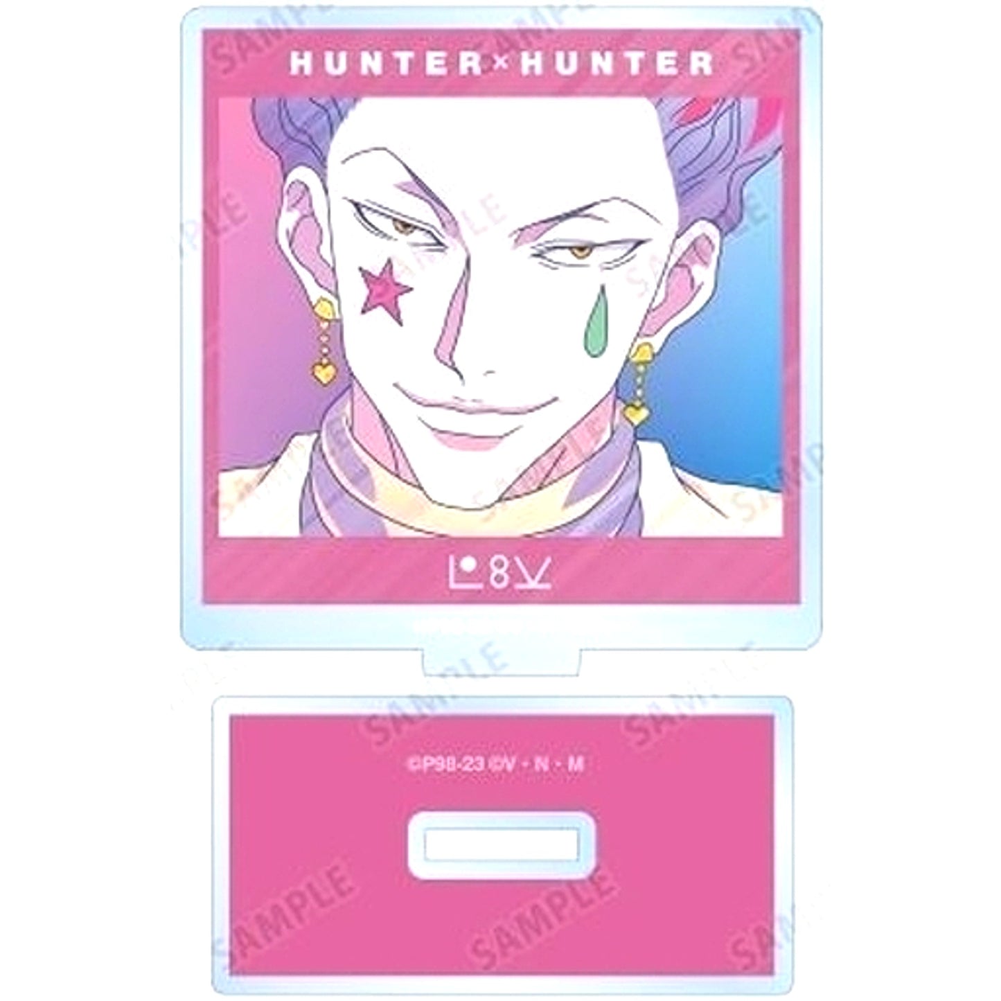 Hisoka Hunter x Hunter Ani-Art animate Fair in 2023 Trading Ani-Art clear label Vol. 3 Acrylic Stand [USED]