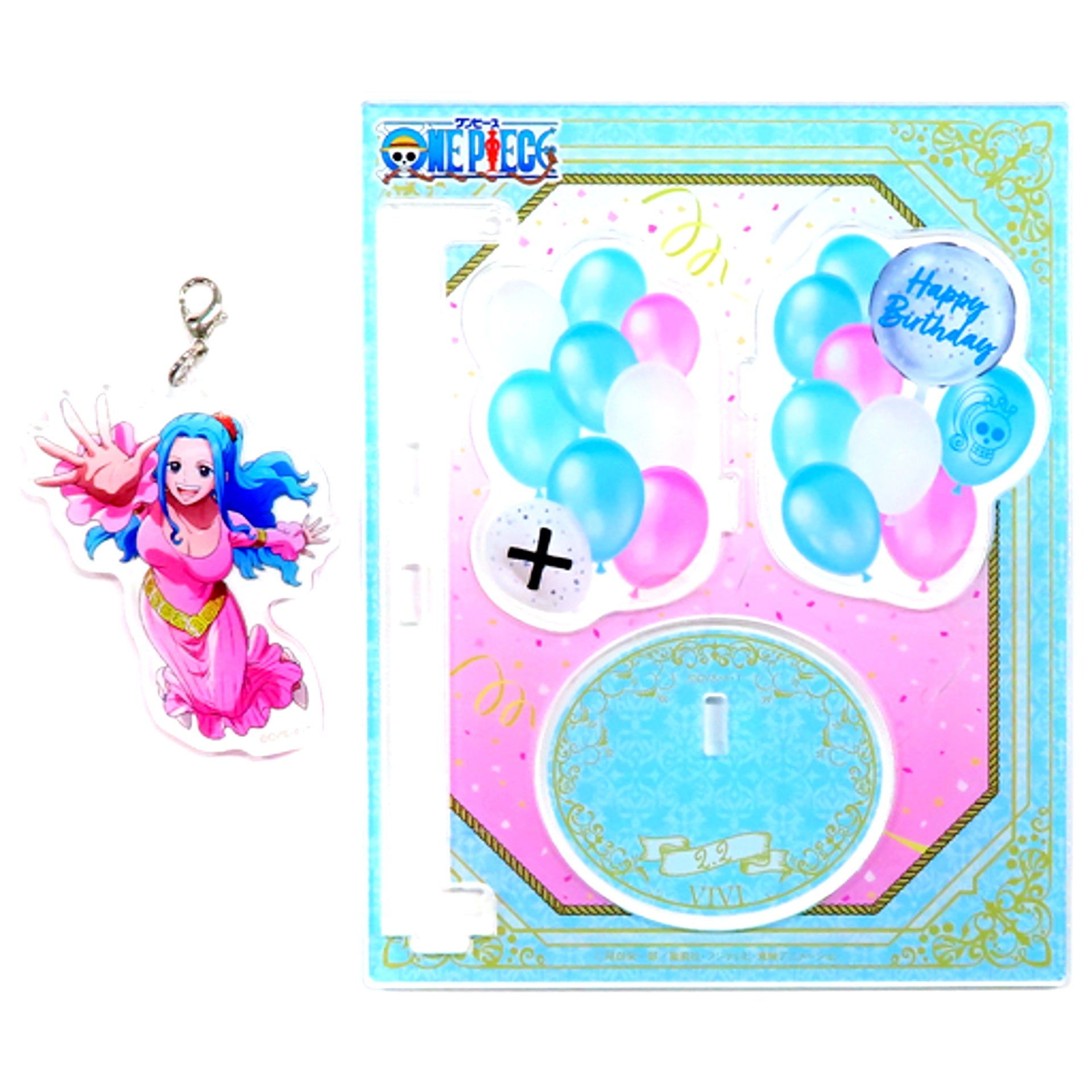 Nefertari Vivi Birthday Swaying Acrylic Stand - 2023 One Piece Mugiwara Store Limited [USED]