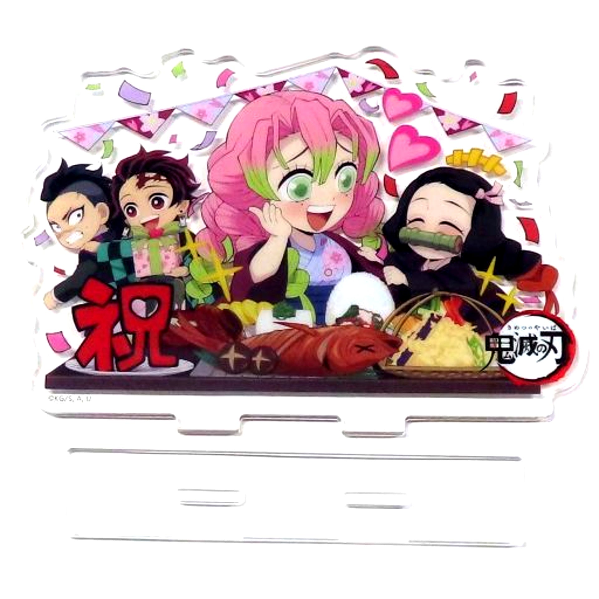 Group Acrylic Stand Demon Slayer ufotable Cafe Machi Asobi CAFE Mitsuri Kanroji Birthday Festival 2023 [USED]