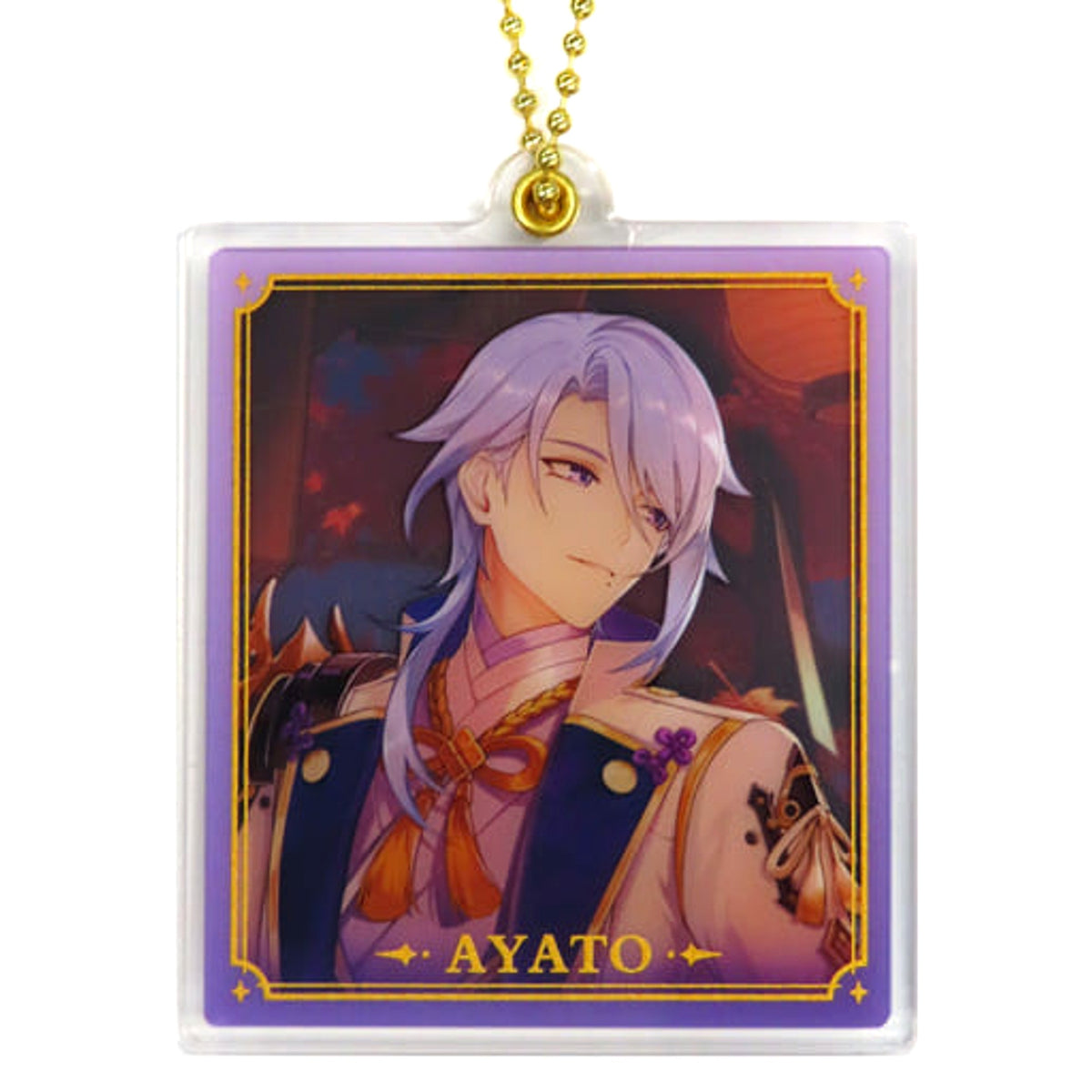 Genshin Kamisato Ayato Slide Acrylic Keychain China Limited Keychains [USED]