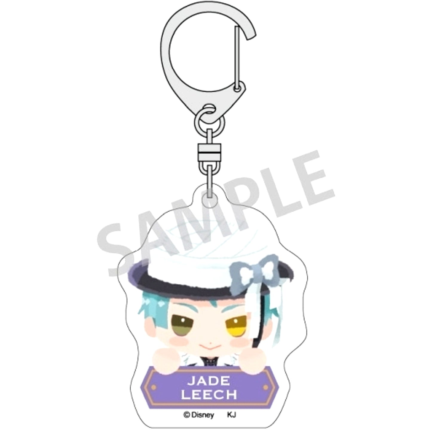 Jade Leech Disney Twisted-Wonderland Trading Acrylic Keychain vol.1 Chimakko [USED]
