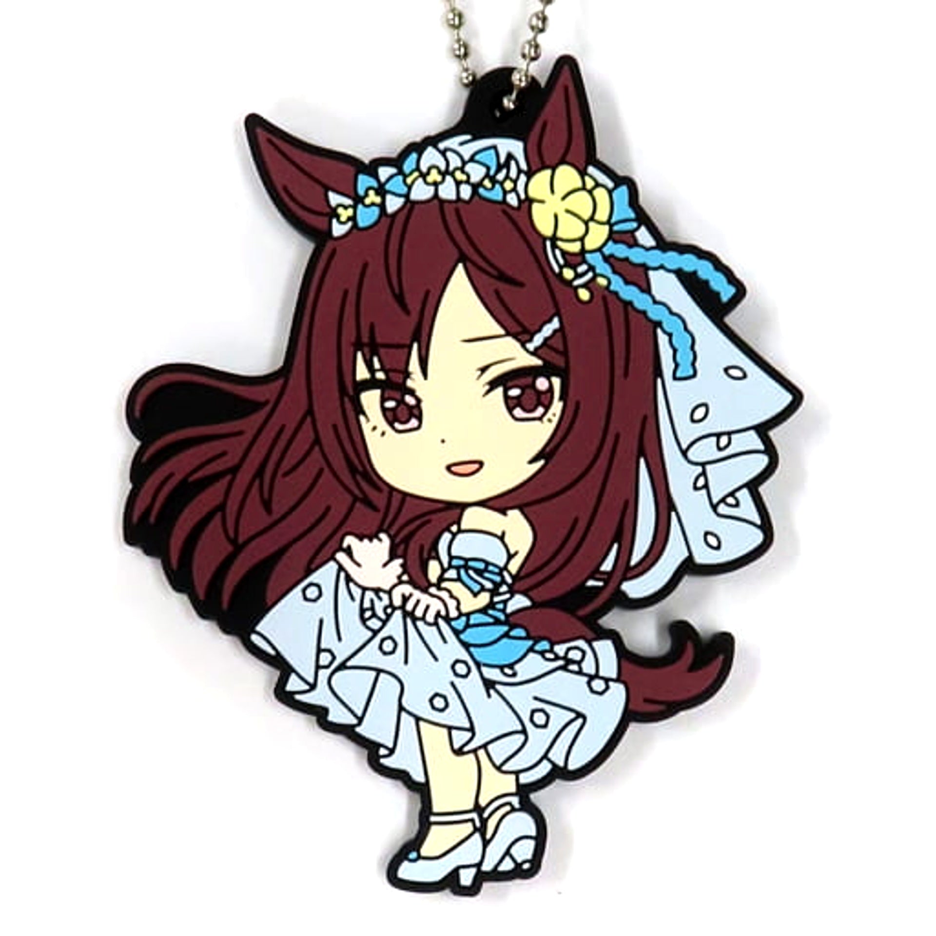 Umamusume: Pretty Derby Mejiro Dober Ichiban Kuji 6th Rubber Mascot Prize H Keychains [USED]
