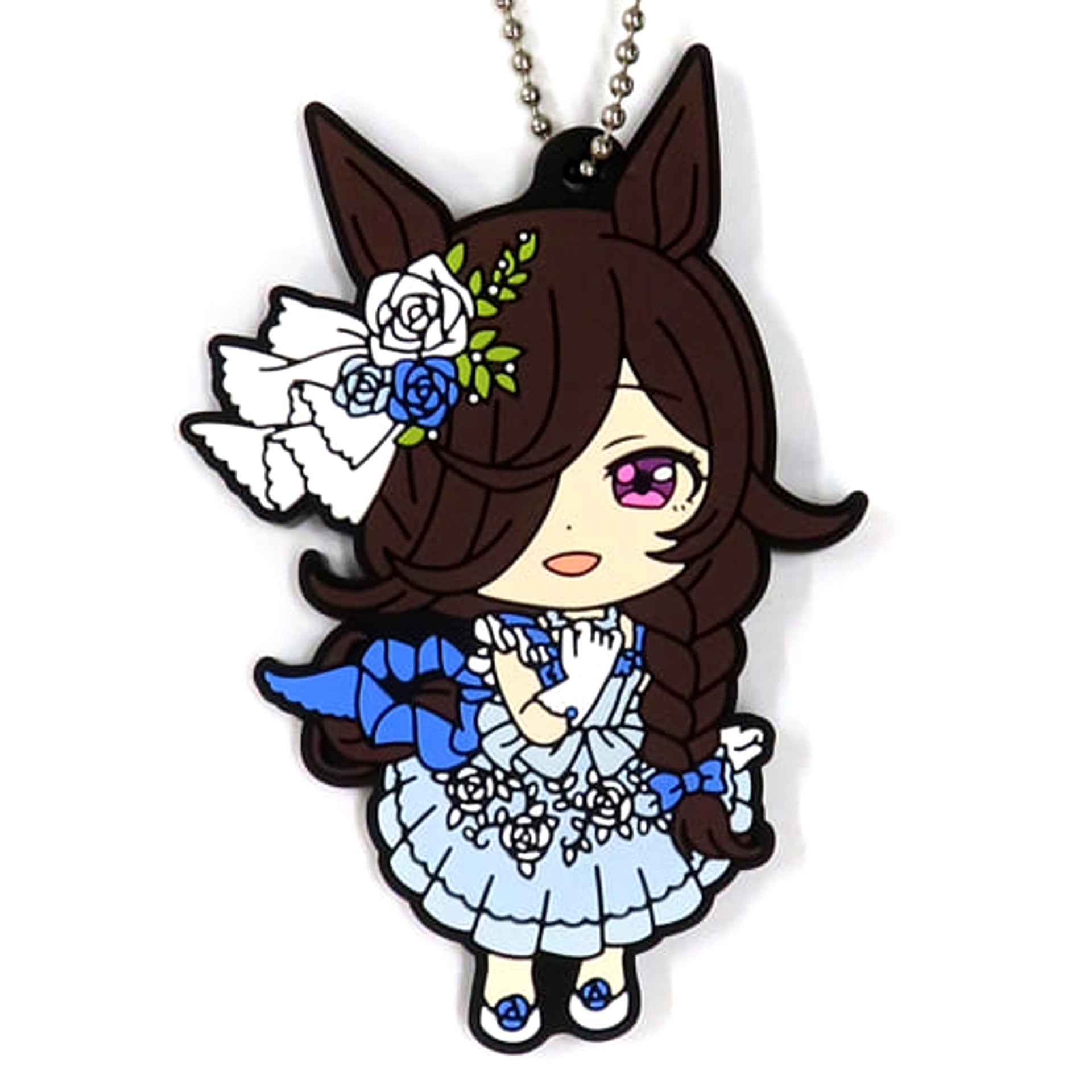 Umamusume: Pretty Derby Rice Shower Ichiban Kuji 6th Rubber Mascot Prize H Keychains [USED]