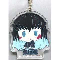 Demon Slayer: Kimetsu no Yaiba Muichirou Tokitou Scar Secret Ichiban Kuji Abakareta Katanakaji no Sato Chokonokko Acritz Key Ring Prize H Keychains [USED]