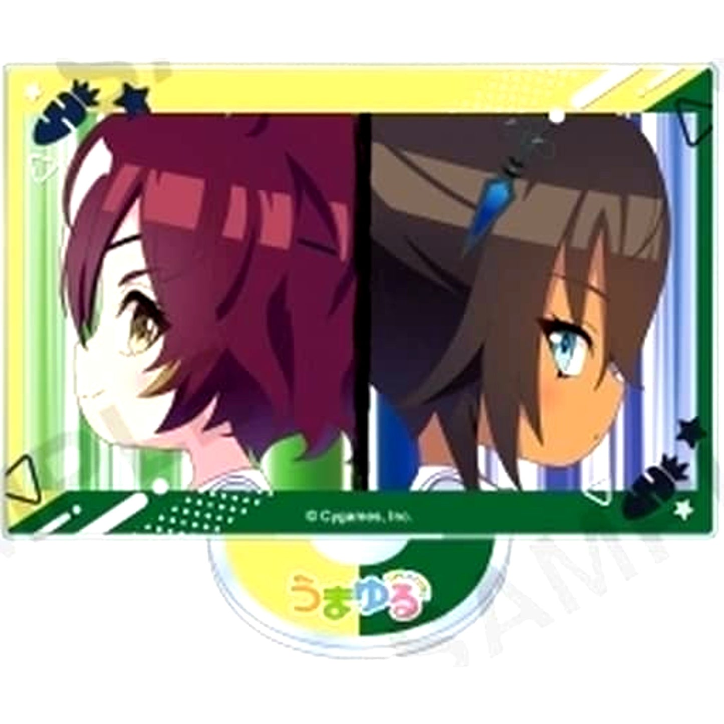 Tanino Gimlet and Symboli Kris S Uma Musume Pretty Derby Umayuru Trading Square Acrylic Stand Vol.1 [USED]