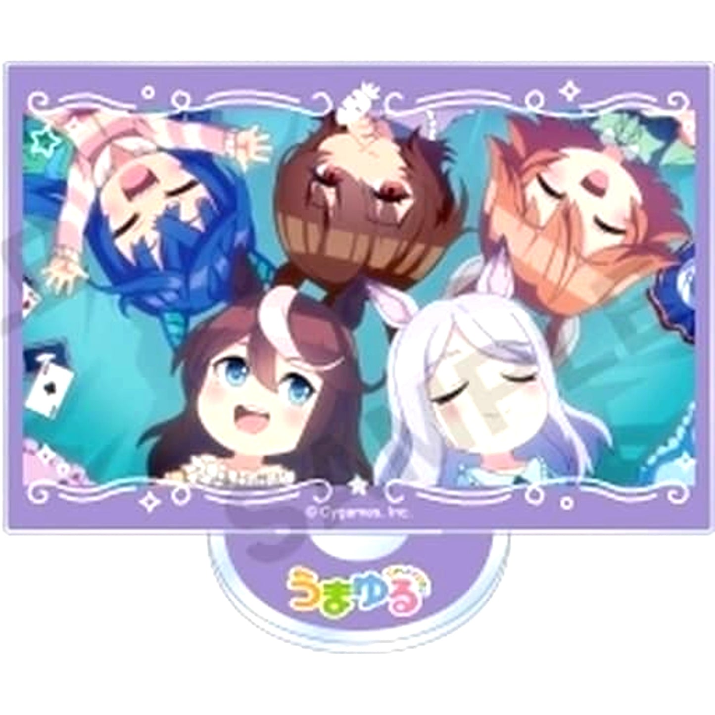 Umamusume: Pretty Derby Umayuru Trading Square Acrylic Stand Vol.1 Group Purple [USED]
