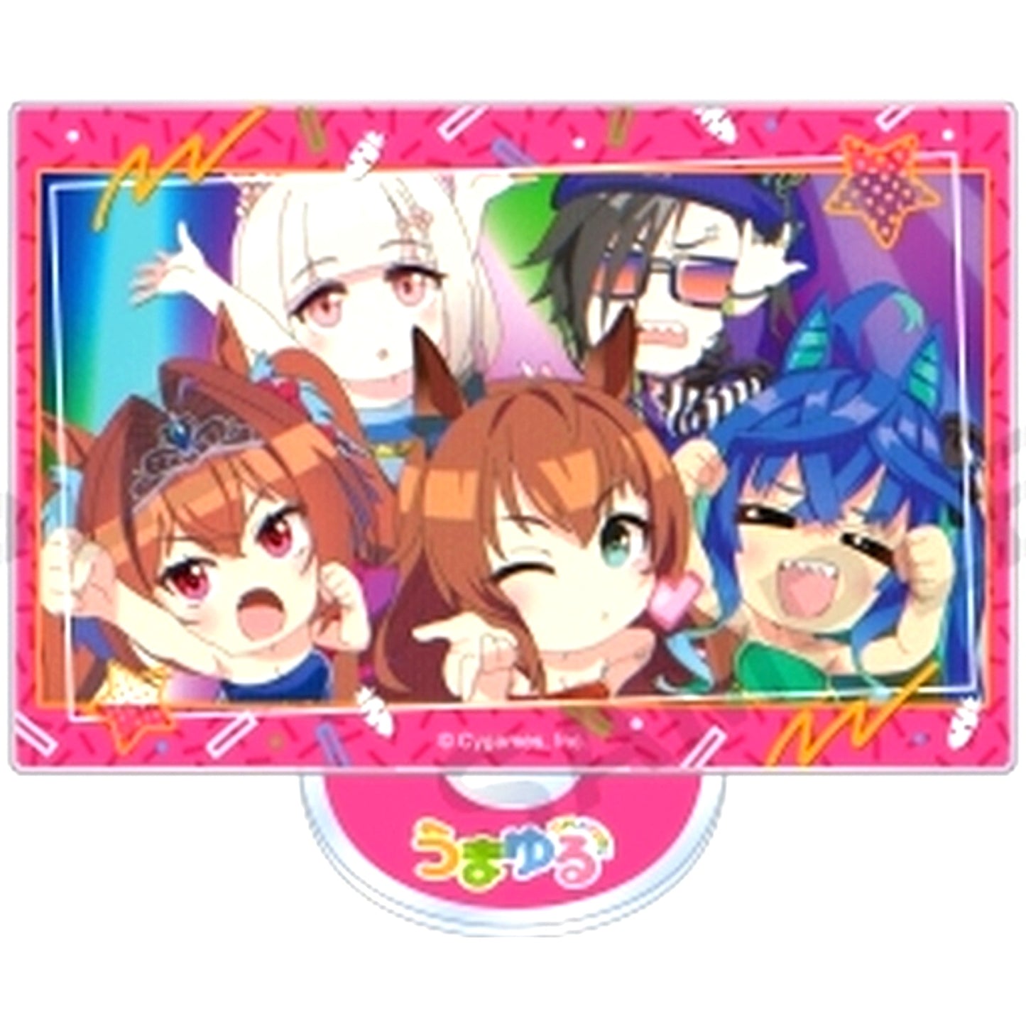 All Characters Pink Trading Square Acrylic Stand Vol.2 Umamusume: Pretty Derby Umayuru [USED]