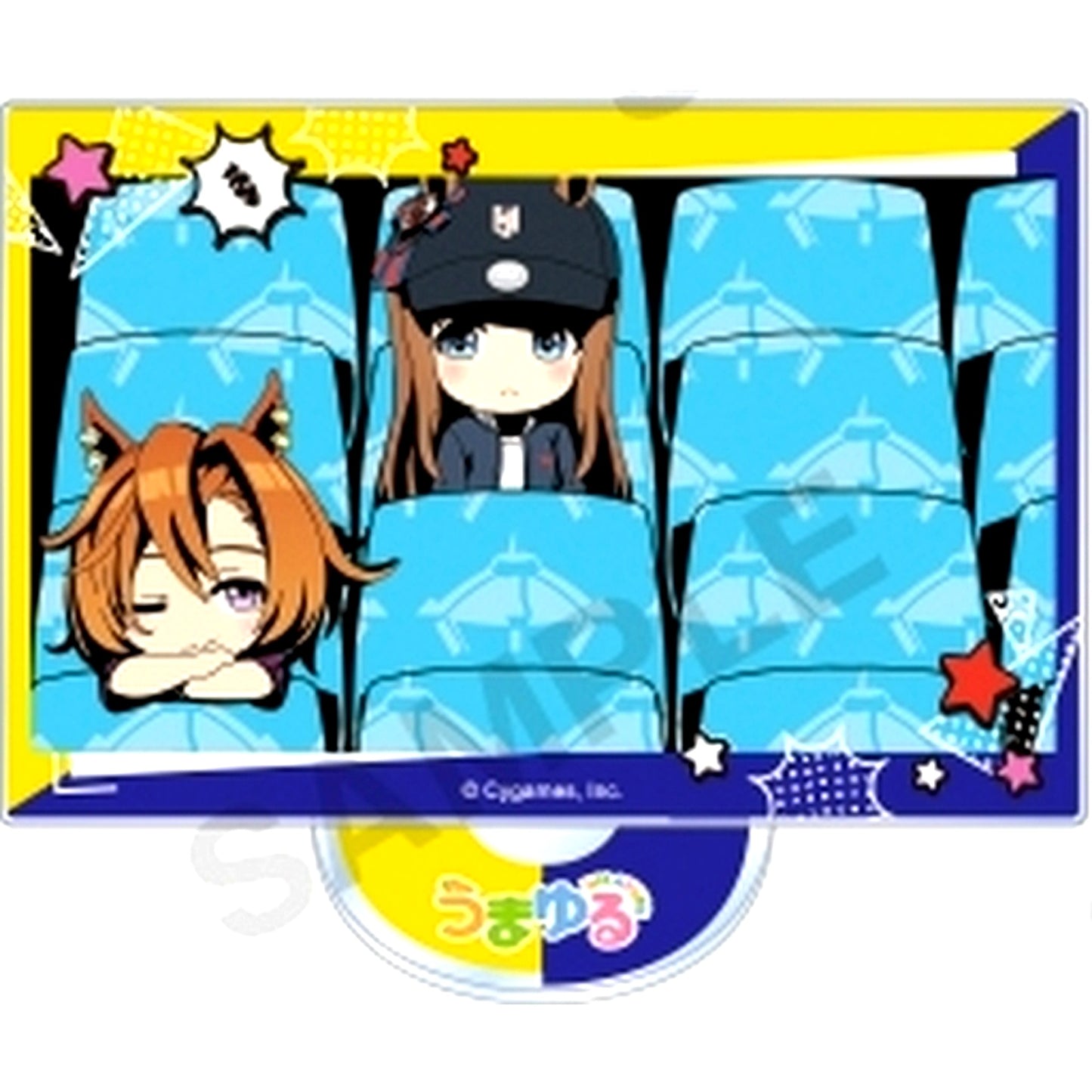 Grass Wonder & T.M. Opera O Uma Musume Pretty Derby Umayuru Trading Square Acrylic Stand Vol. 2 [USED]