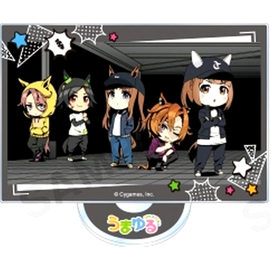 All Characters Black Trading Square Acrylic Stand Vol.2 Umamusume: Pretty Derby Umayuru [USED]