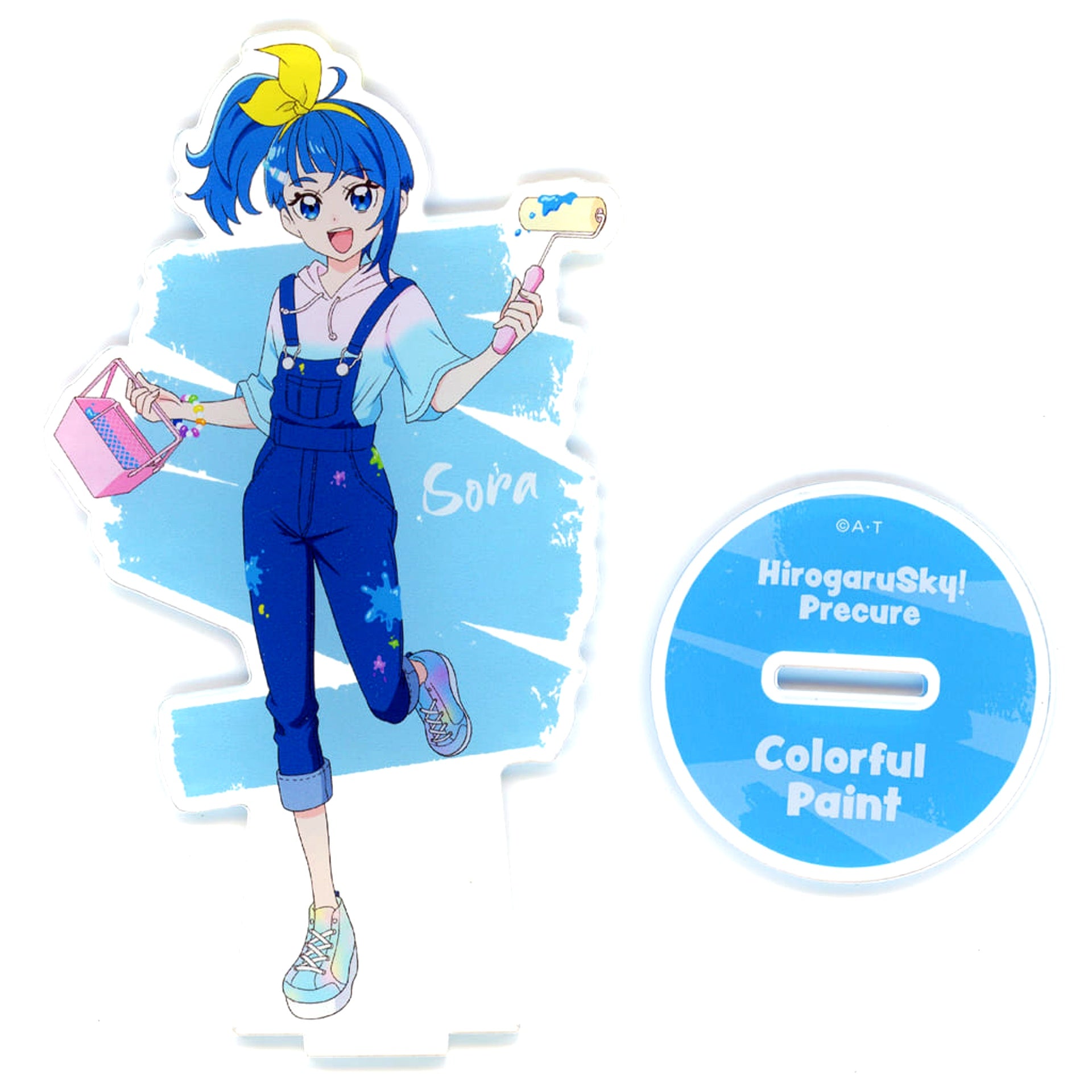 Sora Harewataru Hirogaru Sky! Precure Acrylic Stand Colorful Paint Pretty Store Limited [USED]