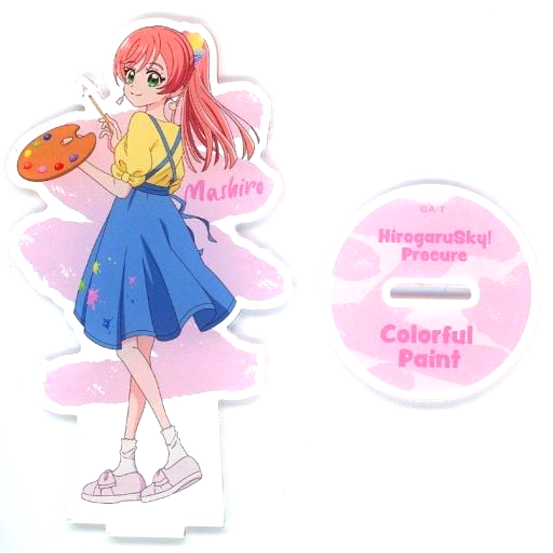 Mashiro Nijigaoka Colorful Paint Soaring Sky! Precure Acrylic Stand Pretty Store Limited [USED]