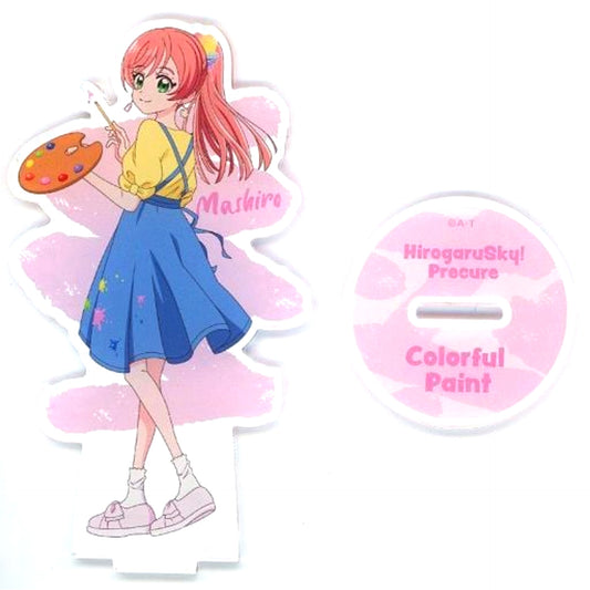 Mashiro Nijigaoka Colorful Paint Soaring Sky! Precure Acrylic Stand Pretty Store Limited [USED]