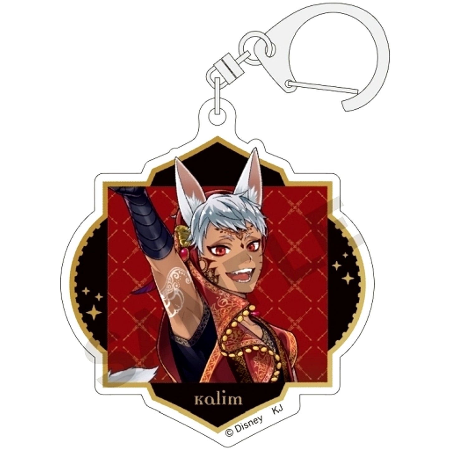 Kalim Al-Asim Twisted-Wonderland Trading Acrylic Keychain Vol.2 Scary Dress Ver. [USED]