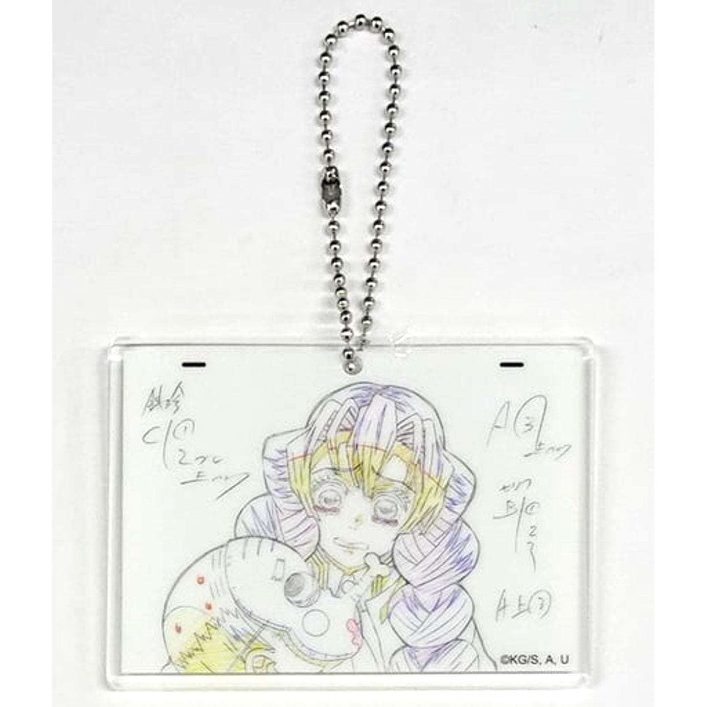 Mitsuri Kanroji Key Animation Style Demon Slayer Kimetsu no Yaiba Swordsmith Village Arc x ufotable DINING 2nd Period Acrylic Charm [USED]