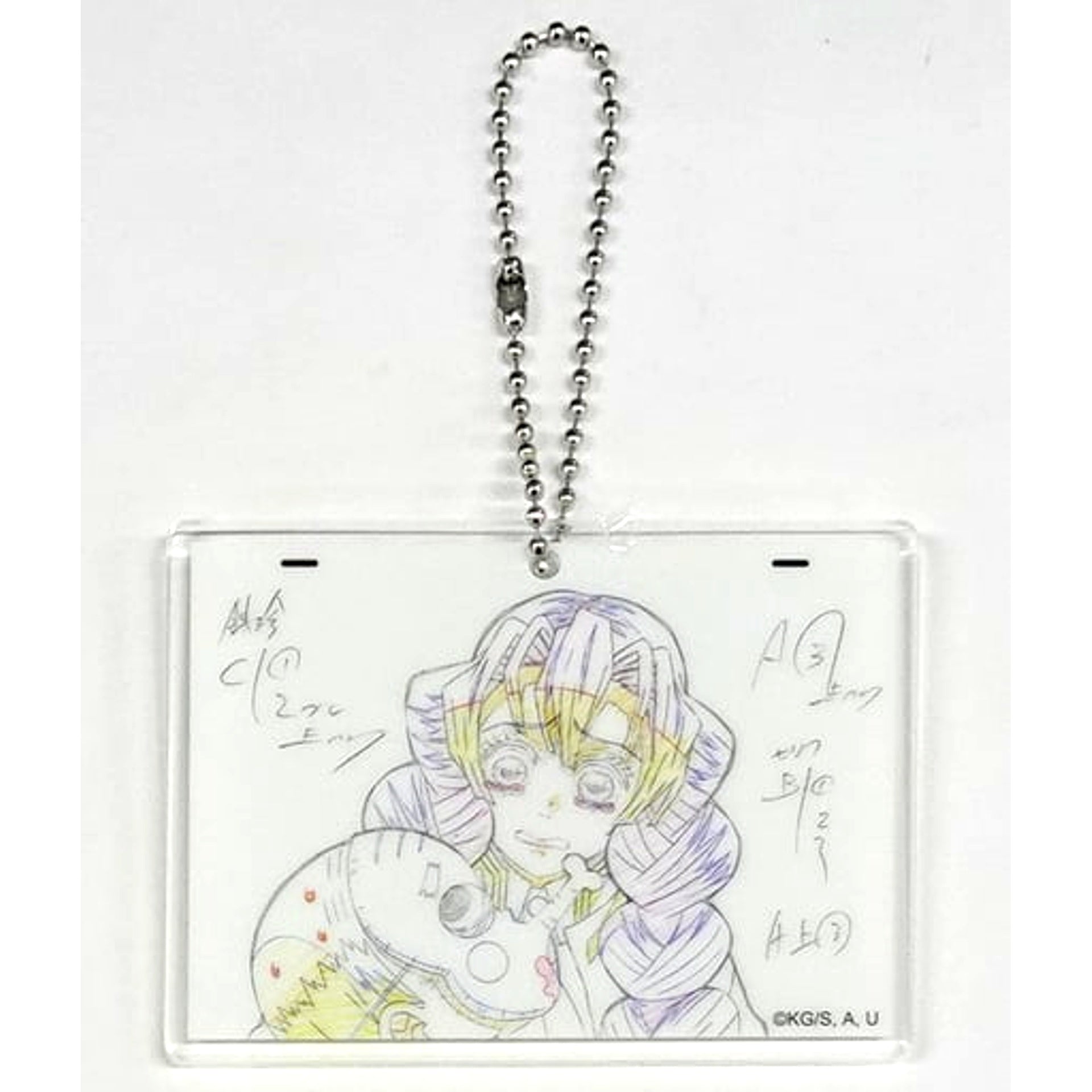 Mitsuri Kanroji Key Animation Style Demon Slayer Kimetsu no Yaiba Swordsmith Village Arc x ufotable DINING 2nd Period Acrylic Charm [USED]