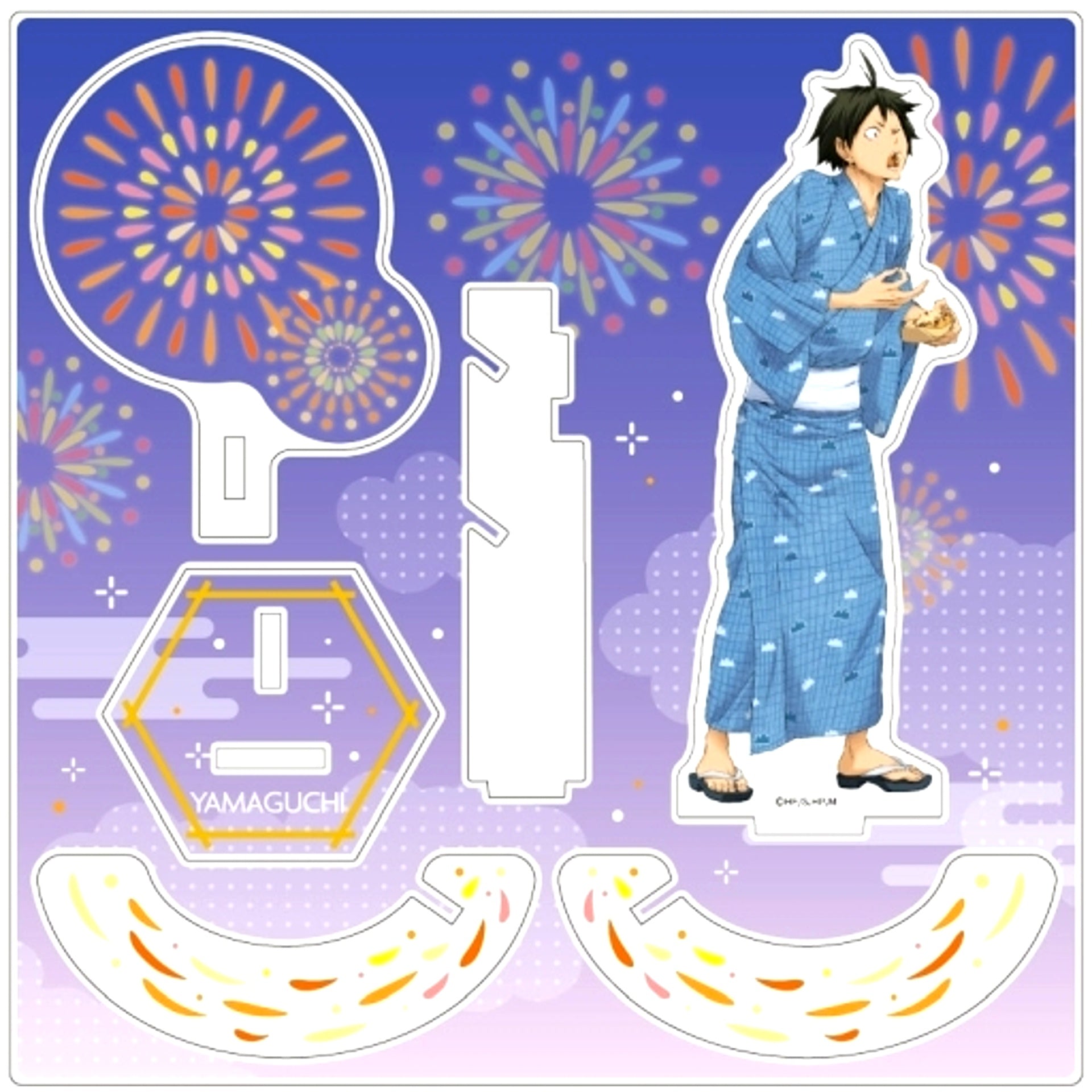 Tadashi Yamaguchi - Yukata Ver. Effect Acrylic Figure Haikyu!! [USED]