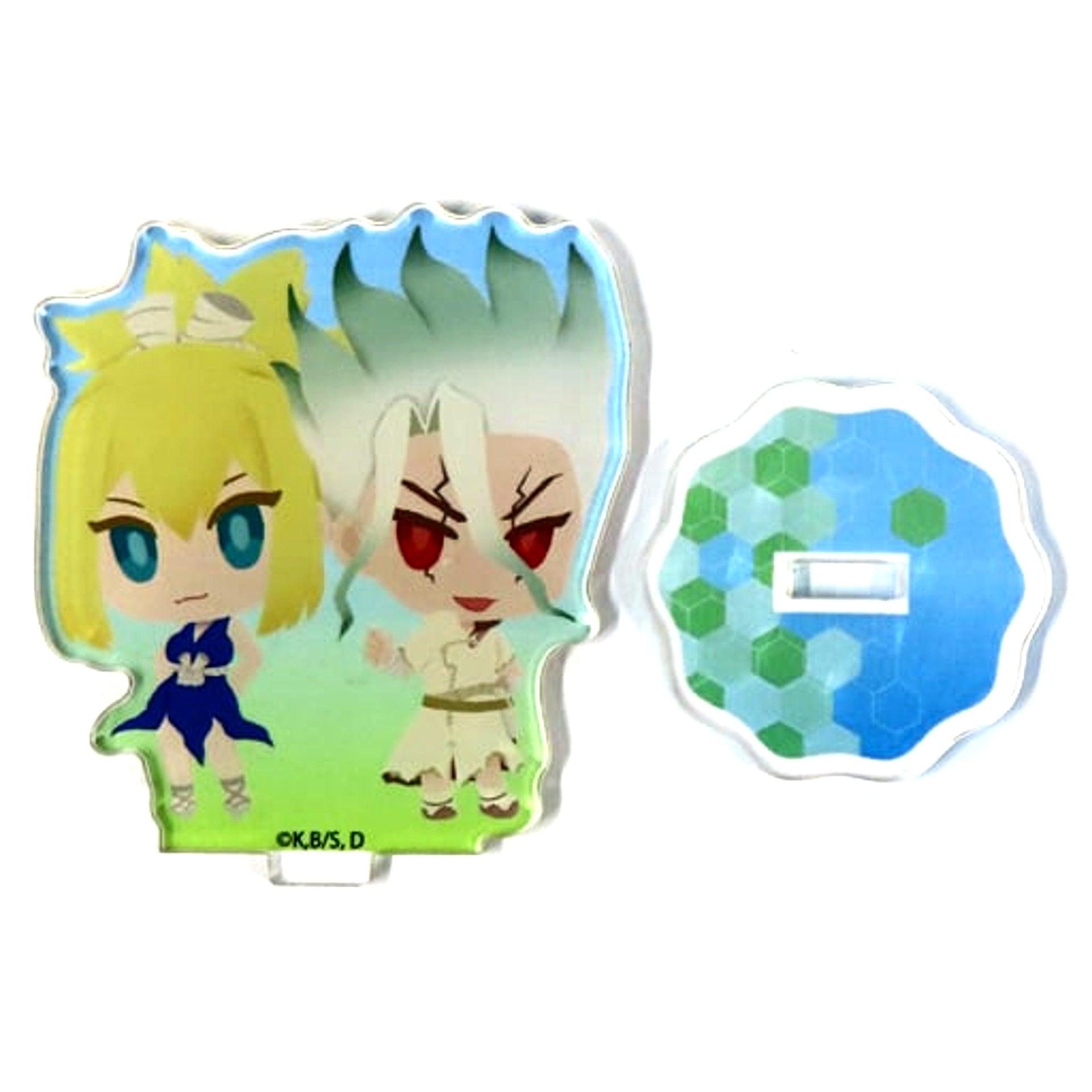Senku Ishigami & Kohaku Dr. STONE Fuwaponi Series Trading Acrylic Stand Vol. 2 [USED]
