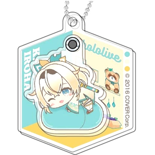 Kazama Iroha Virtual YouTuber Hololive Purapura Acrylic Keychain Hug Meets E BOX [USED]