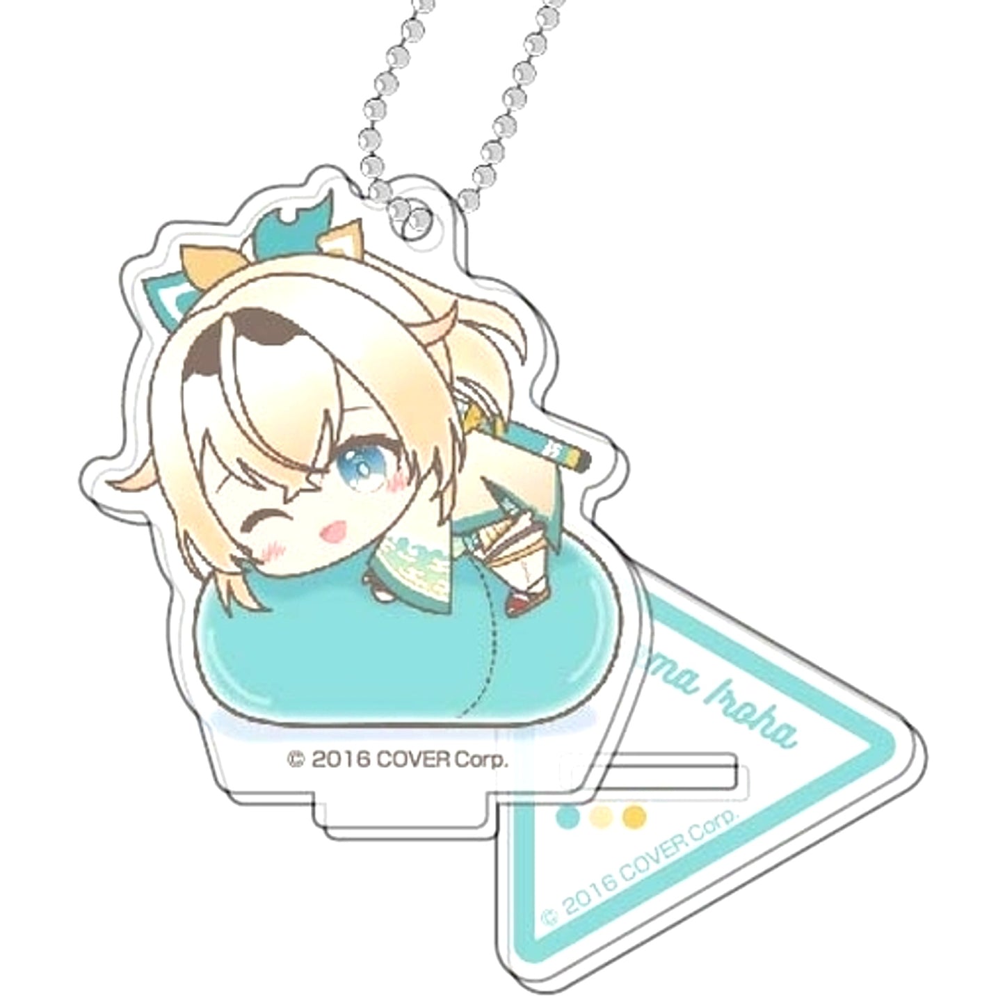 Kazama Iroha Hololive Stand Mini Acrylic Keychain Hugmeets E BOX [USED]