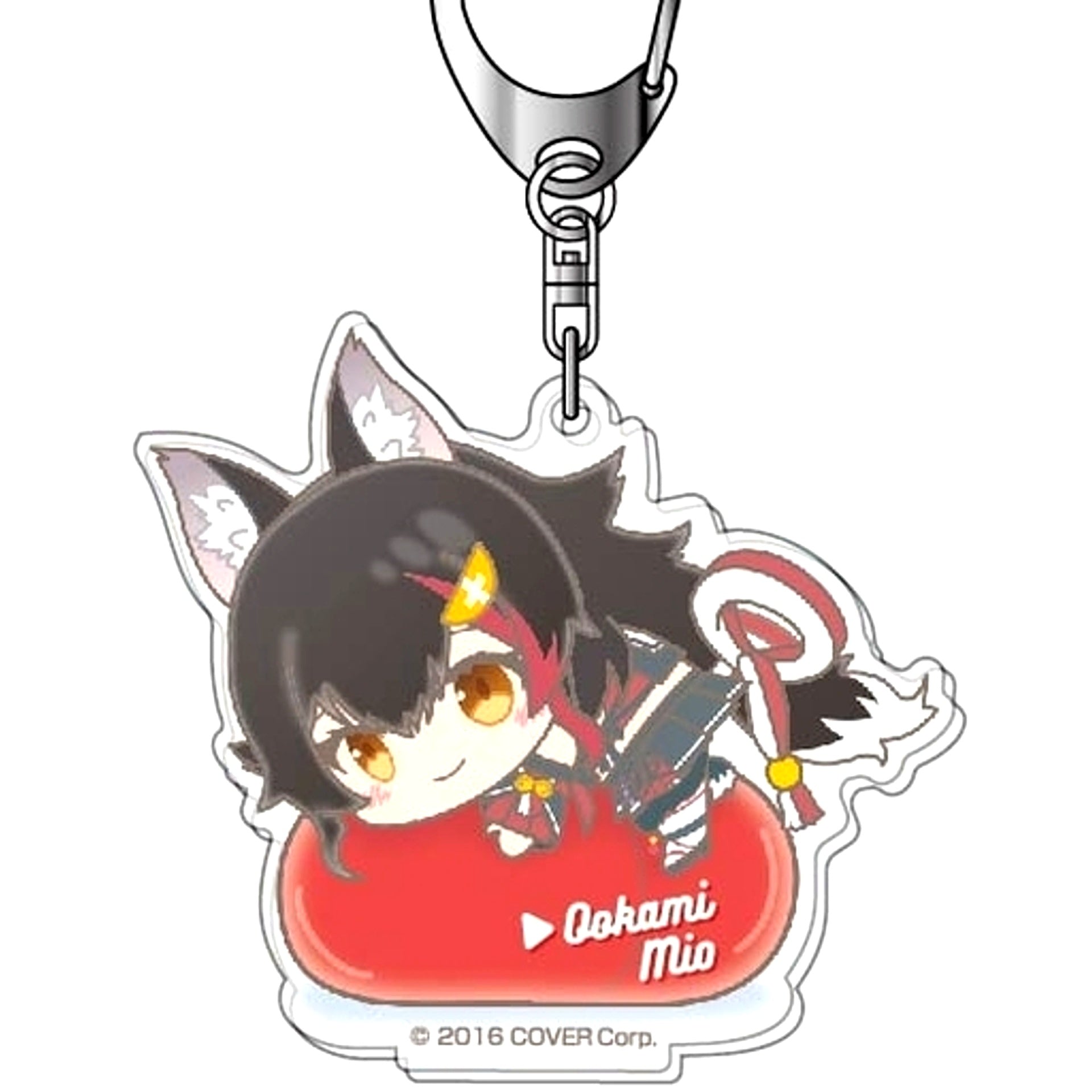 Ookami Mio Hololive Acrylic Keychain 01 Hugmeets Vol.5 [USED]
