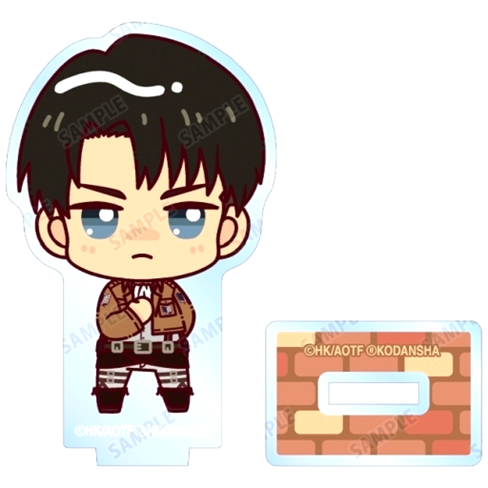 Levi Attack on Titan Trading Survey Corps Chokonto Acrylic Stand [USED]
