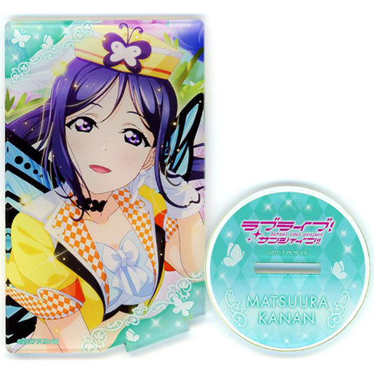Kanan Matsuura Card Style Acrylic Stand Aqours Vol.3 Love Live! Sunshine!! Chara Pop Fes [USED]