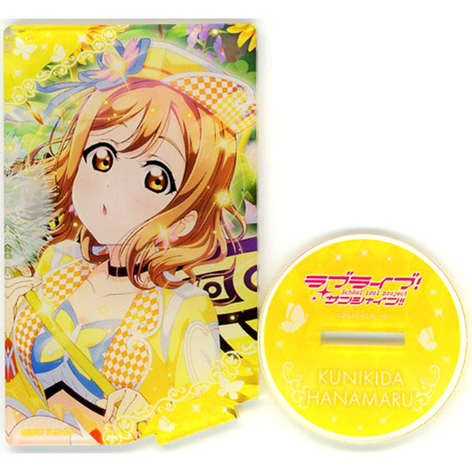 Hanamaru Kunikida Vol. 3 Card Style Acrylic Stand Aqours Love Live! Sunshine!! Chara Pop Fes [USED]