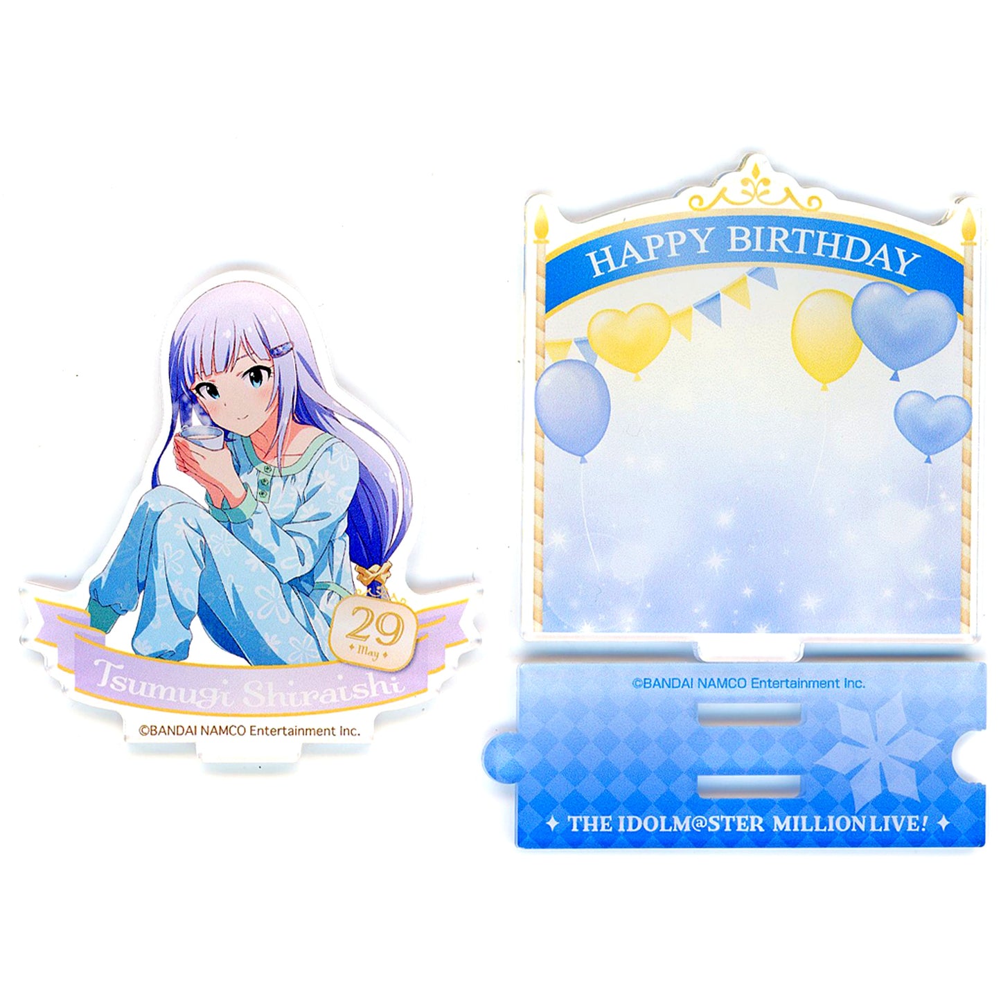 Tsumugi Shiraishi THE IDOLM@STER MILLION LIVE! Birthday Acrylic Stand Birthday Campaign 5th Kotobukiya Shop Ltd [USED]