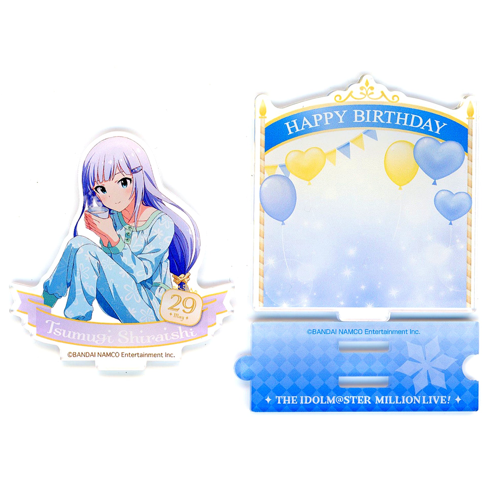 Tsumugi Shiraishi THE IDOLM@STER MILLION LIVE! Birthday Acrylic Stand Birthday Campaign 5th Kotobukiya Shop Ltd [USED]