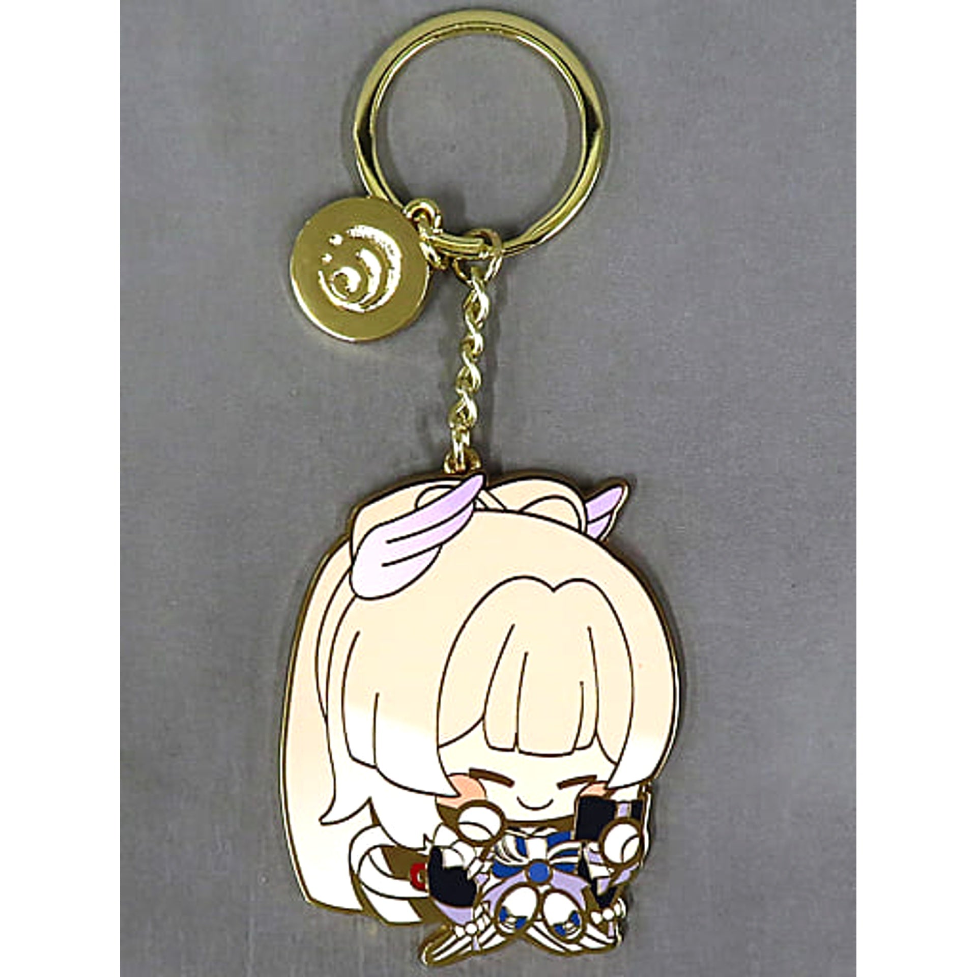 Genshin Sangonomiya Kokomi Inazuma Q ban Series Metal Keychain Keychains [USED]