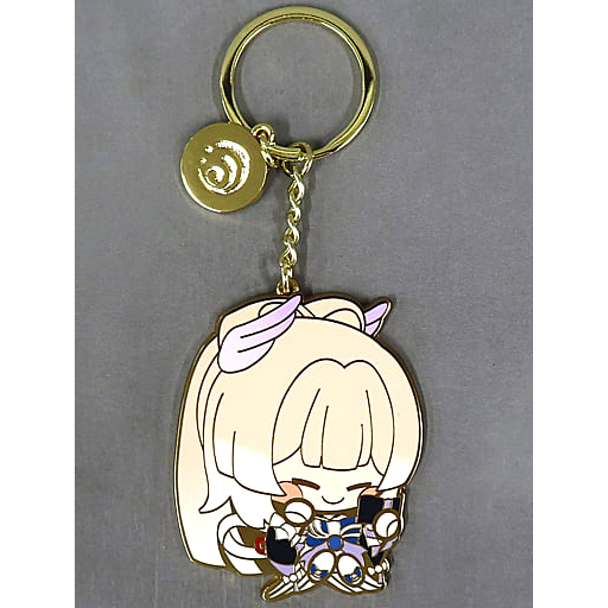 Genshin Sangonomiya Kokomi Inazuma Q ban Series Metal Keychain Keychains [USED]
