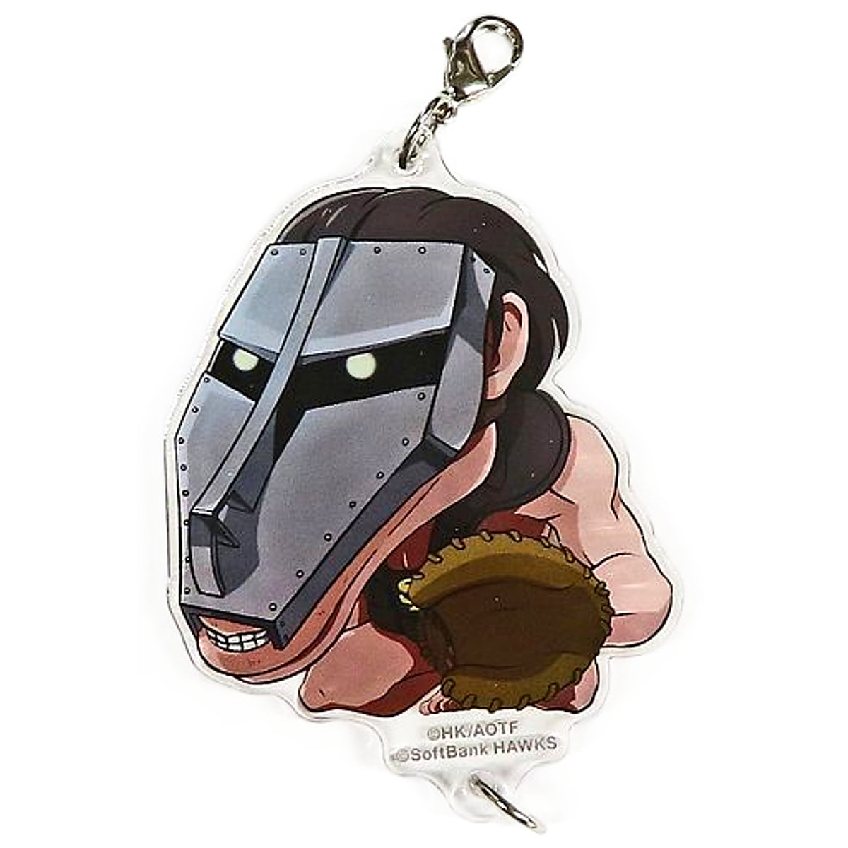 Cartage Titan Attack on Titan X Fukuoka Softbank Hawks Secret Interlocking Acrylic Charm Nine Titans Charm [USED]