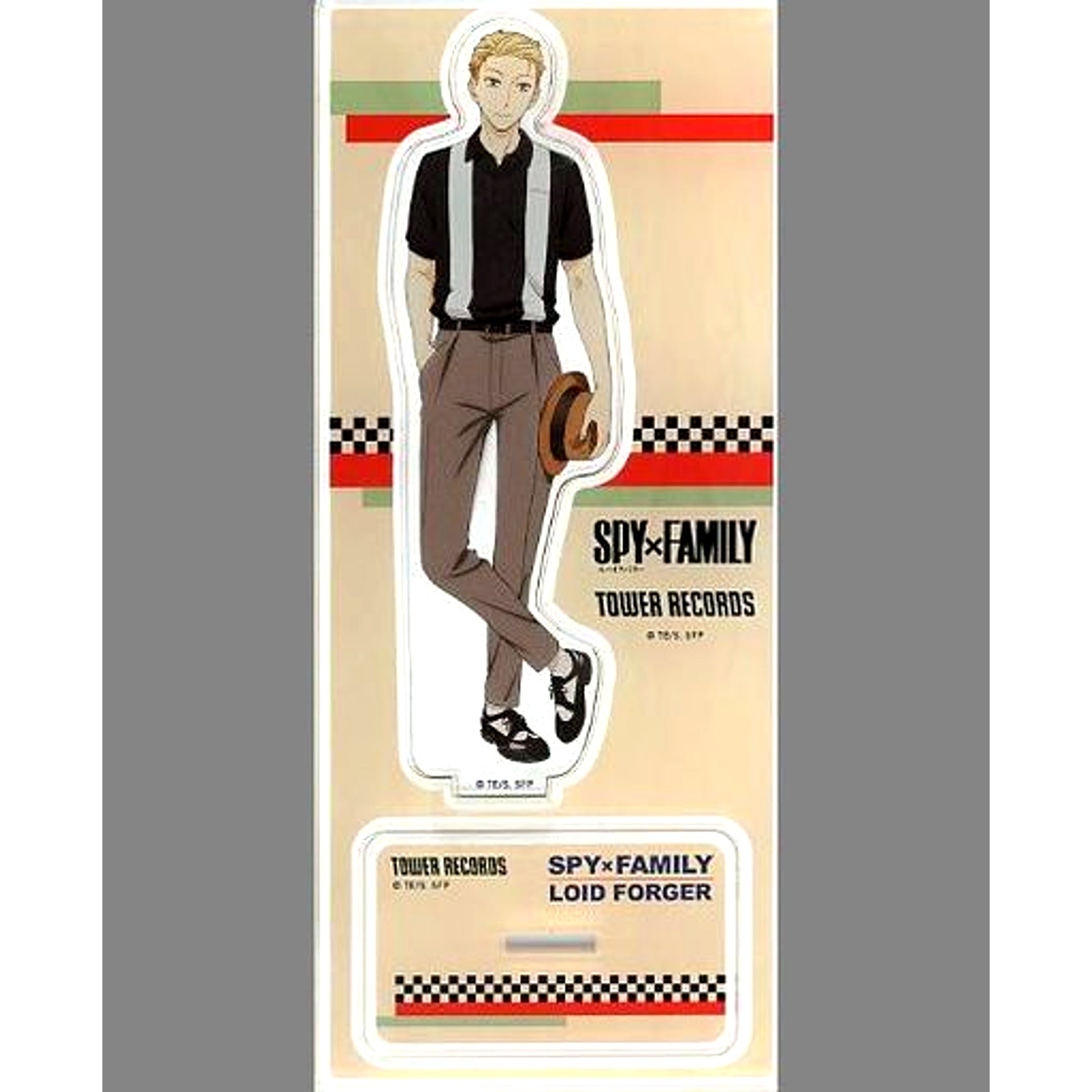 Loid Forger SPY x FAMILY Tower Records Cafe Trading Acrylic Stand [USED]