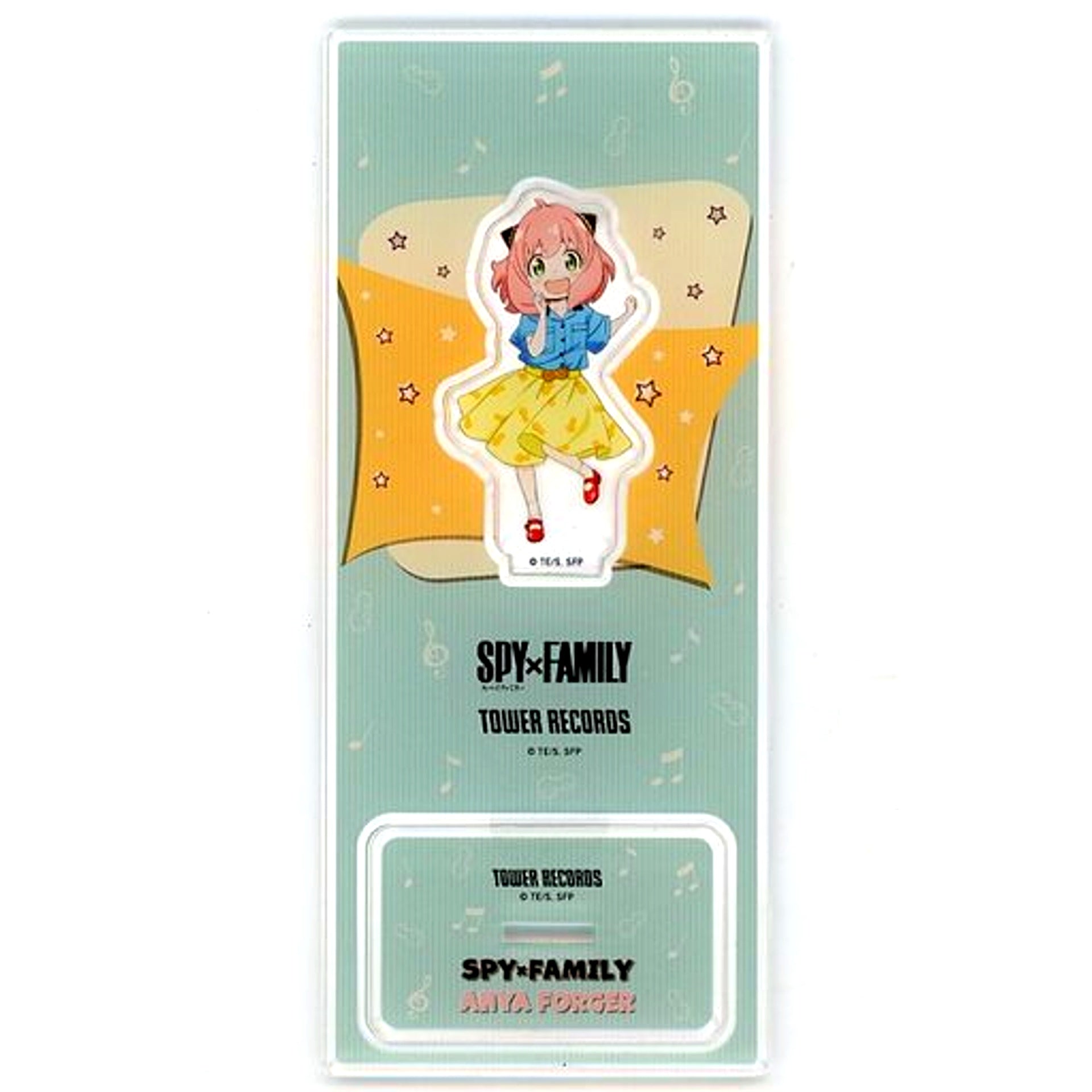 Anya Forger SPY x FAMILY x TOWER RECORDS CAFE Trading Acrylic Stand [USED]