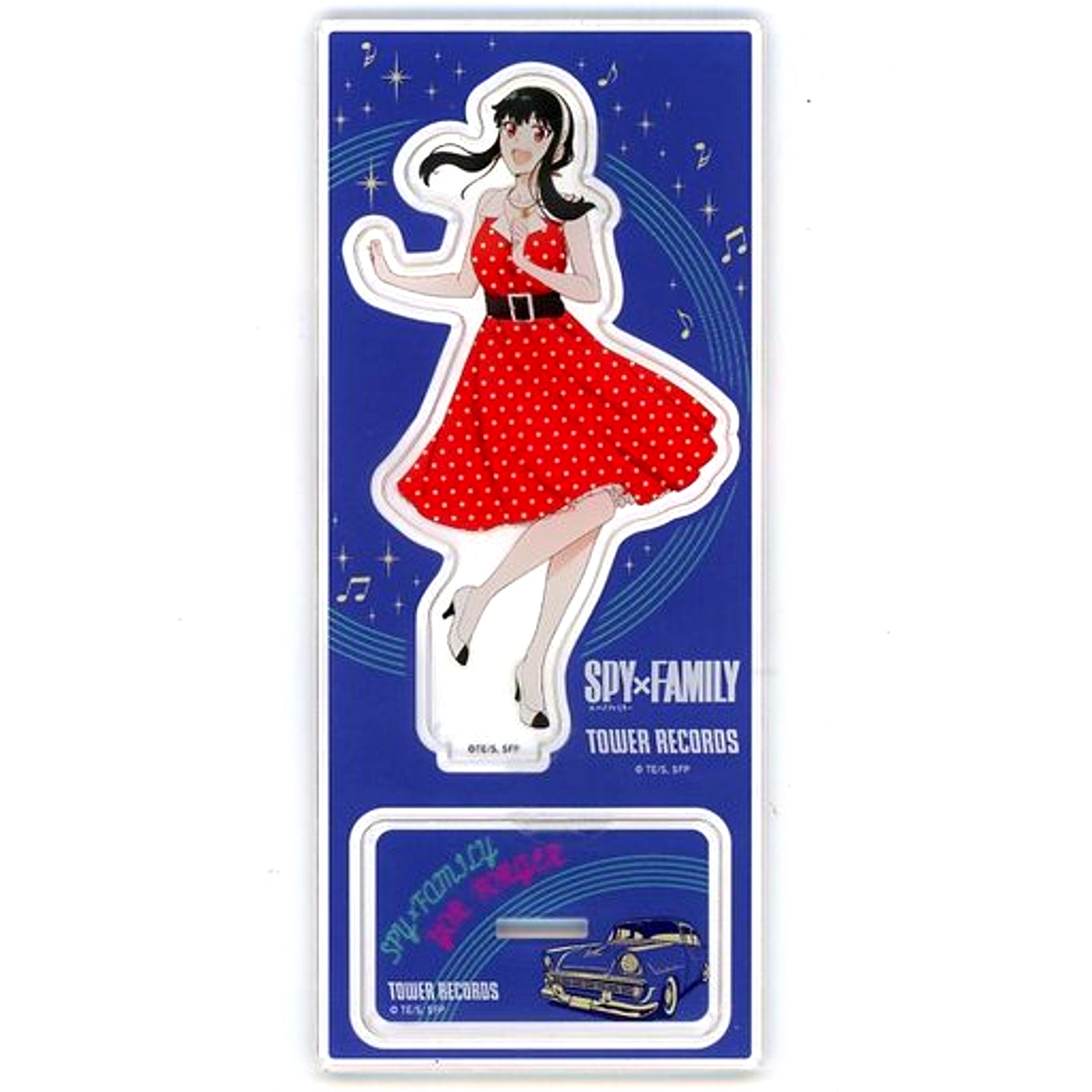 Yor Forger SPY x FAMILY Tower Records Cafe Trading Acrylic Stand [USED]
