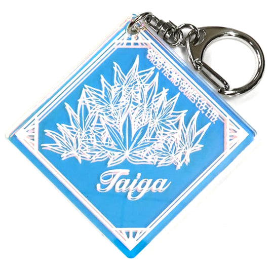 La Corda D'oro Starlight Orchestra Taiga Domoto Flower Motif Aurora Acrylic Keychain 1.5th Anniversary Premium Event Limited Keychains [USED]