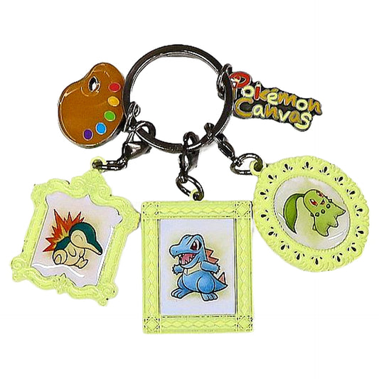Pokemon Johto Region GS 4-Strand Keychains Pokemon Canvas Pokemon Center Limited Keychains [USED]