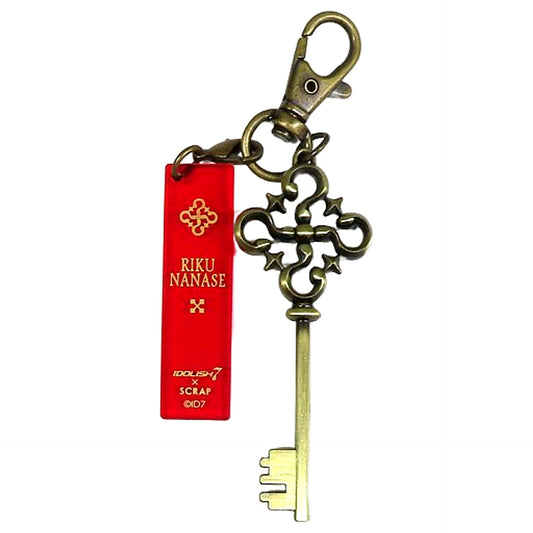 IDOLiSH7 Riku Nanase Key Motif Keychain Co-produced by SCRAP Real Escape Games: Escape from the Ainana-cho Destruction Project Limited Edition Keychains [USED]