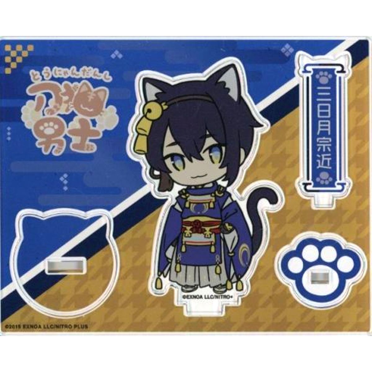 Mikazuki Munechika Touken Ranbu ONLINE Touneko Danshi Acrylic Stand 1st Wave [USED]
