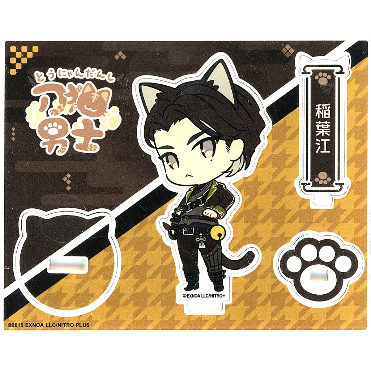 Inaba Gou Touken Ranbu ONLINE Touneko Danshi 2nd Acrylic Character Stand [USED]
